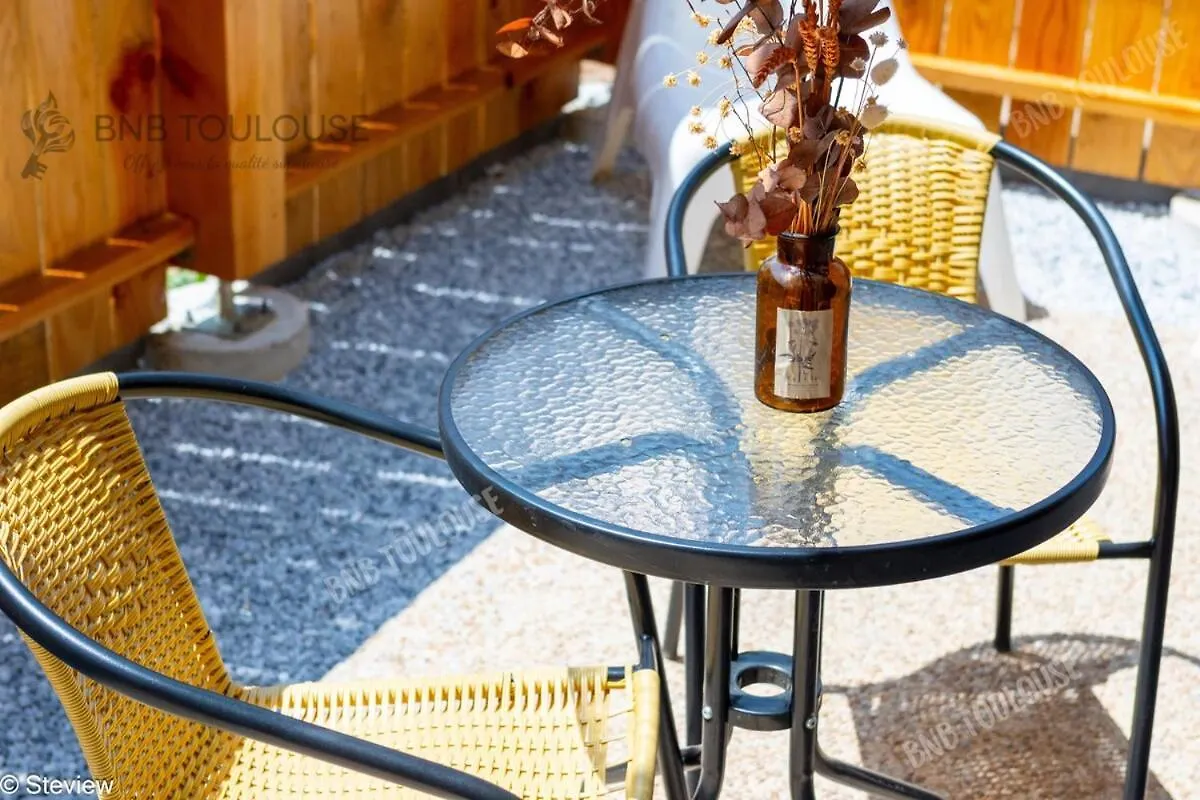Appartement Bnb Toulouse - Le Chic Castel'Nid - Clim - Parking - Terrasse - Wifi Castelnau-dʼEstrétefonds