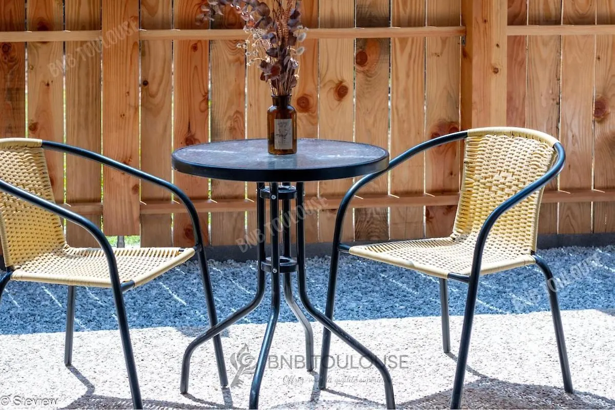 Bnb Toulouse - Le Chic Castel'Nid - Clim - Parking - Terrasse - Wifi Castelnau-dʼEstrétefonds Frankrijk